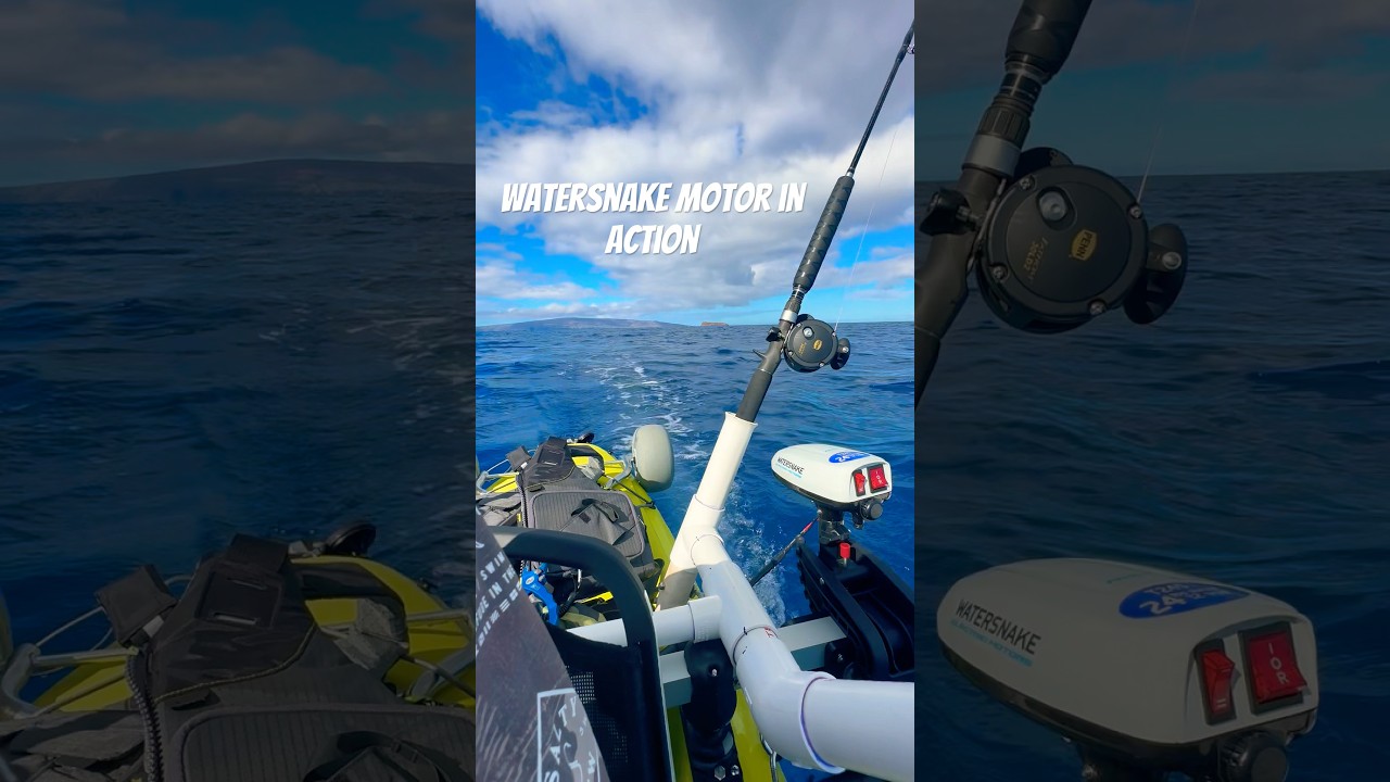 Budget Kayak Motor setup - 24lb WaterSnake Motor