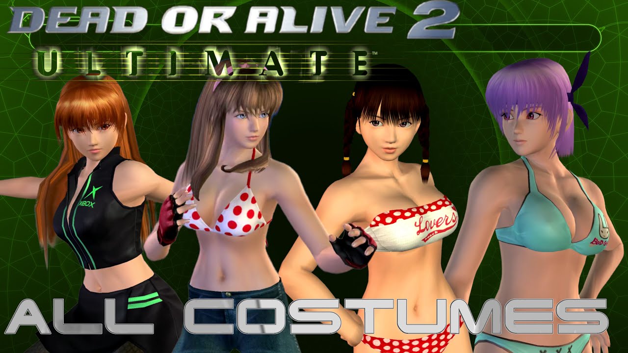 Dead or Alive 2 Ultimate - All Costumes (4K 60FPS)