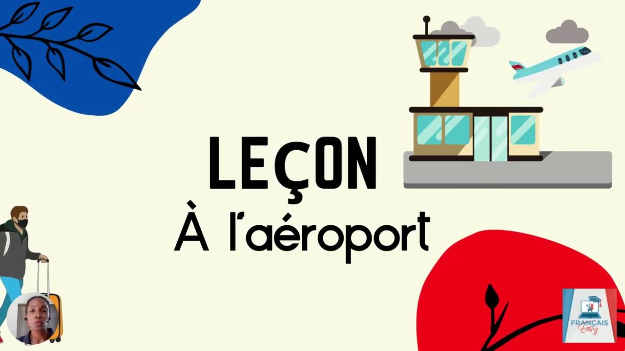 🇫🇷 À l'aéroport- Dialogue en francais B1
