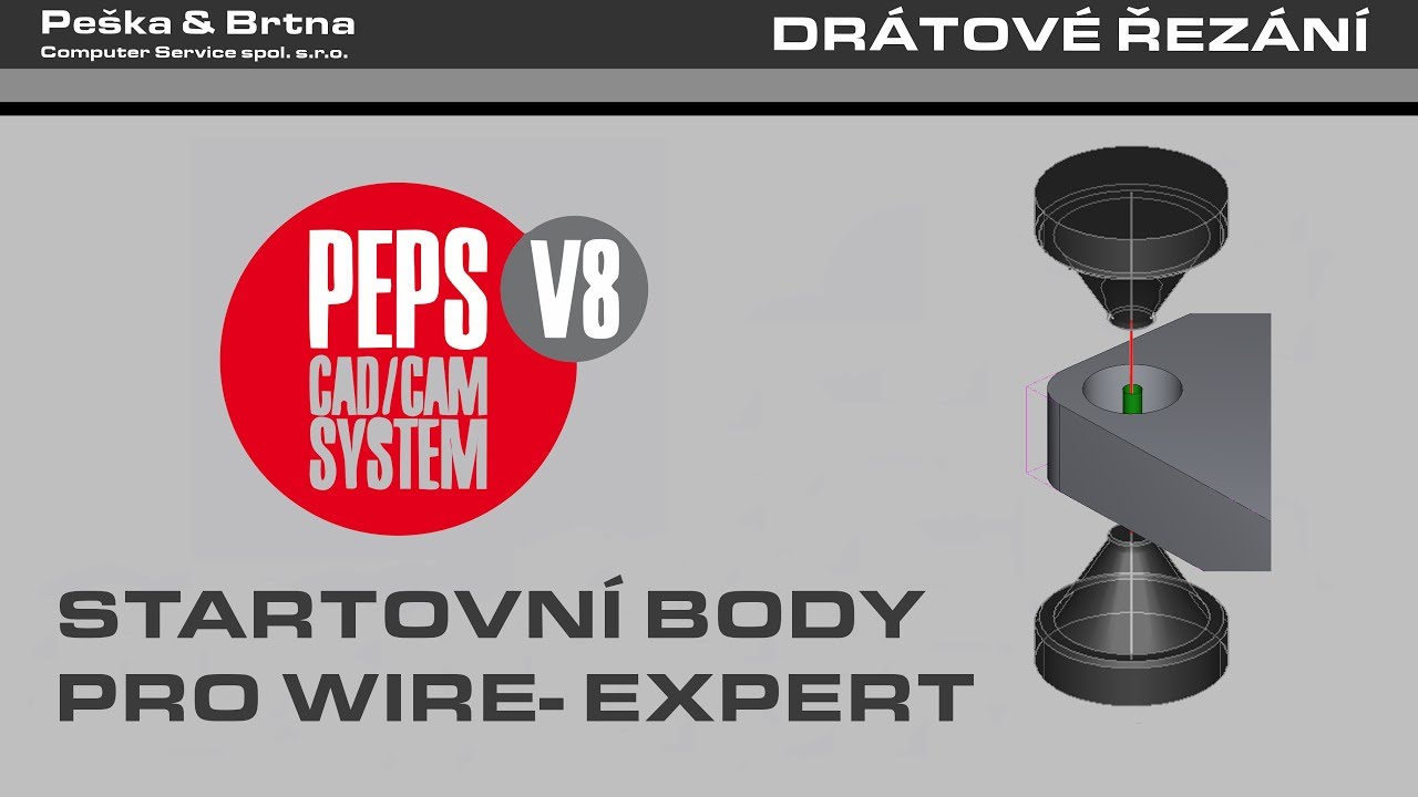 PEPS WEDM V8 | Vytvoření startovního bodu pro Wire - Expert