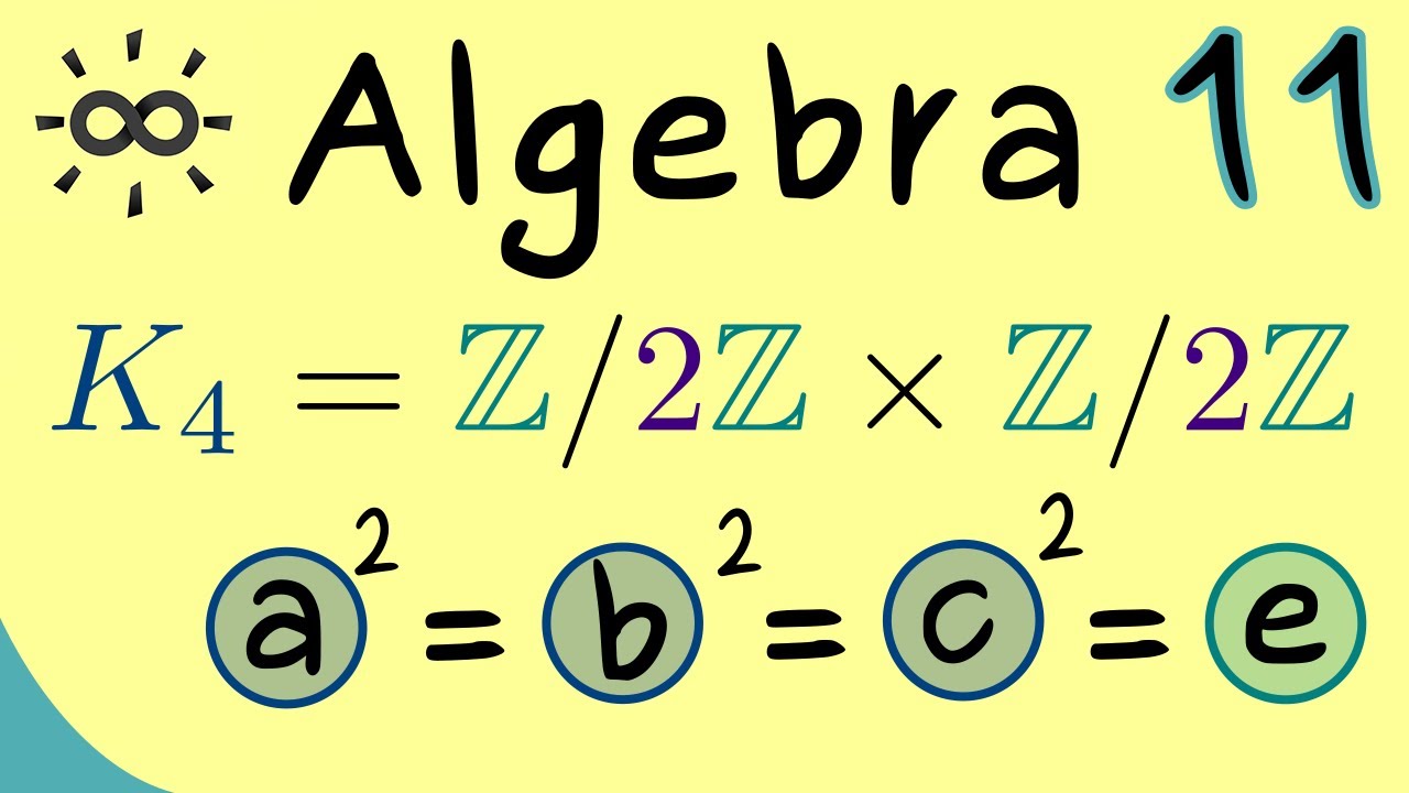 Algebra 11 | Klein Four-Group