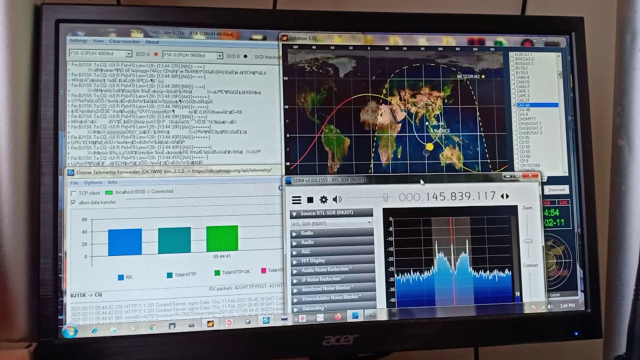 Cas-4a telemetry