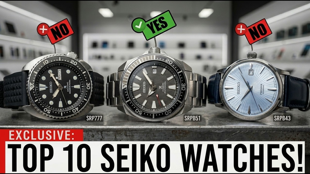 Top 10 Seiko Watches — Best Japanese Quality That Rivals Swiss Luxury!