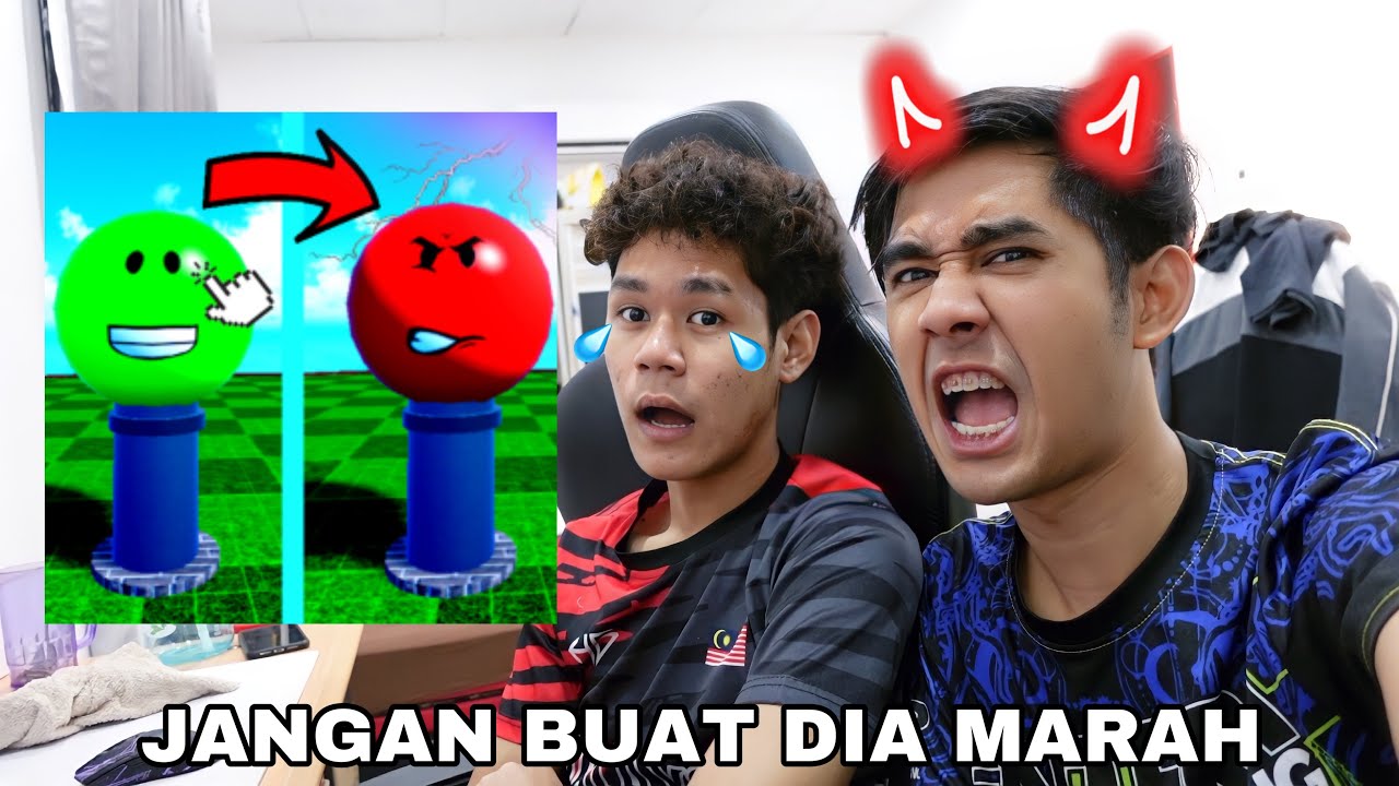 JANGAN BUAT DIA MARAH 😱 DON’T MAKE THE BUTTON ANGRY 😂