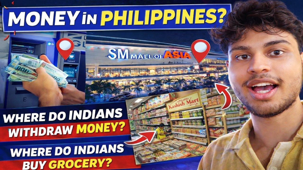 How Indians Survive in Philippines?💰 ATM money + Indian Grocery Store + World's Biggest Mall