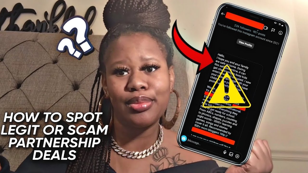 LEGIT OR SCAM | 5 KEY FACTS TO SPOT FAKE INFLUENCER PARTNERSHIP | BRAND DEAL SCAM WITH EXAMPLES