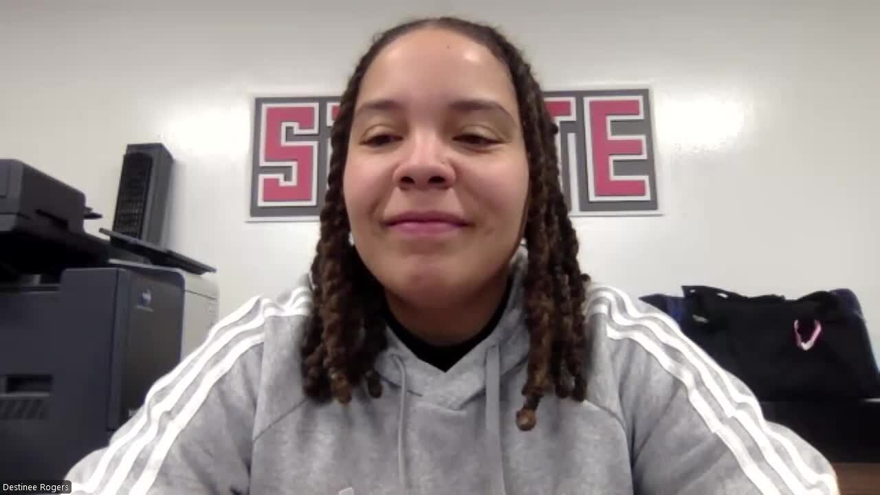 Red Wolves Raw: Arkansas State Women's Head Coach Destinee Rogers Zoom call 02/23/2026