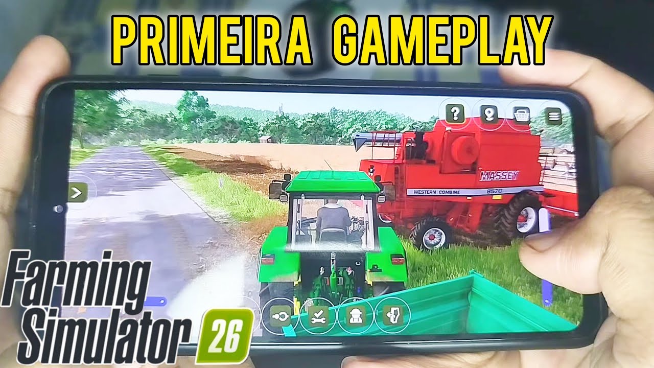 PRIMEIRO VÍDEO DO FARMING SIMULATOR 26 ✅