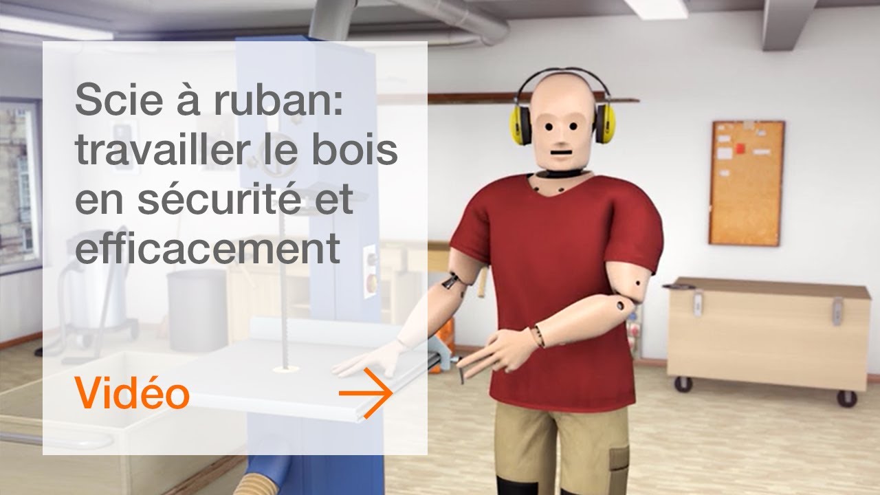Scie à ruban:  travailler le bois en sécurité et efficacement