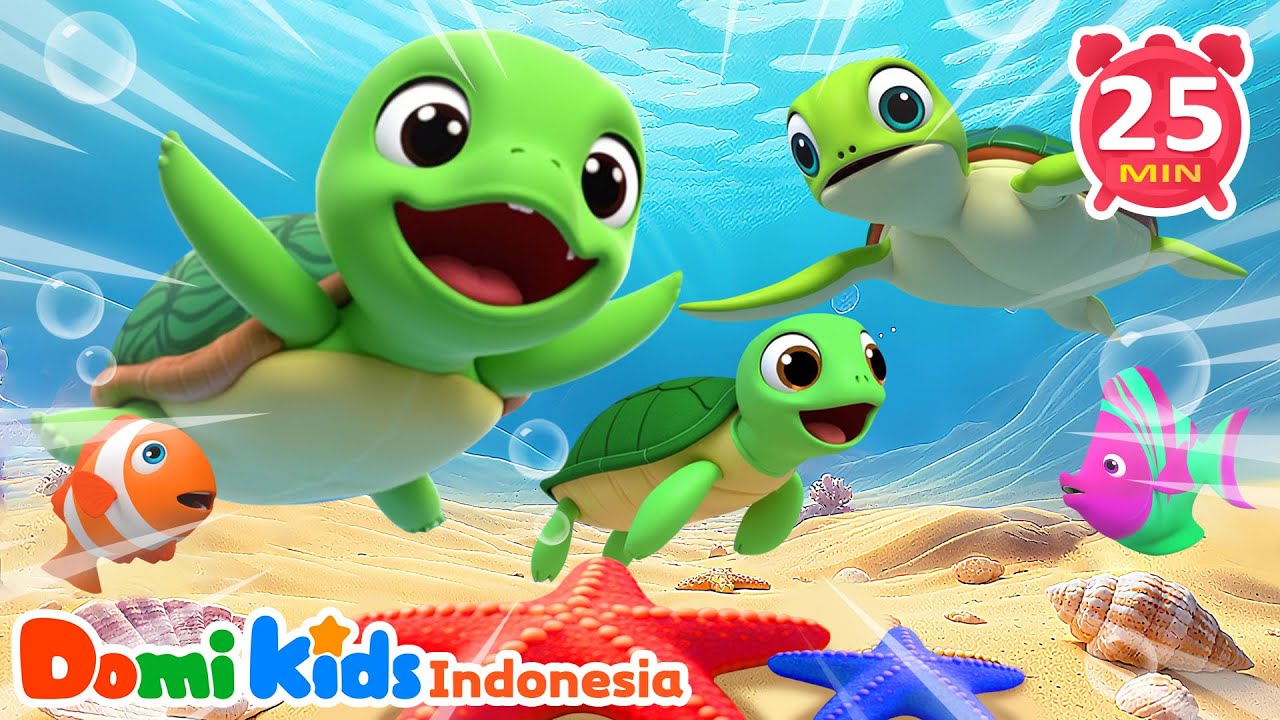 🐳 Lagu Hewan Laut | Petualangan di Bawah Laut | Lagu Gerak | Domi Kids Pesta Hewan - Lagu Anak