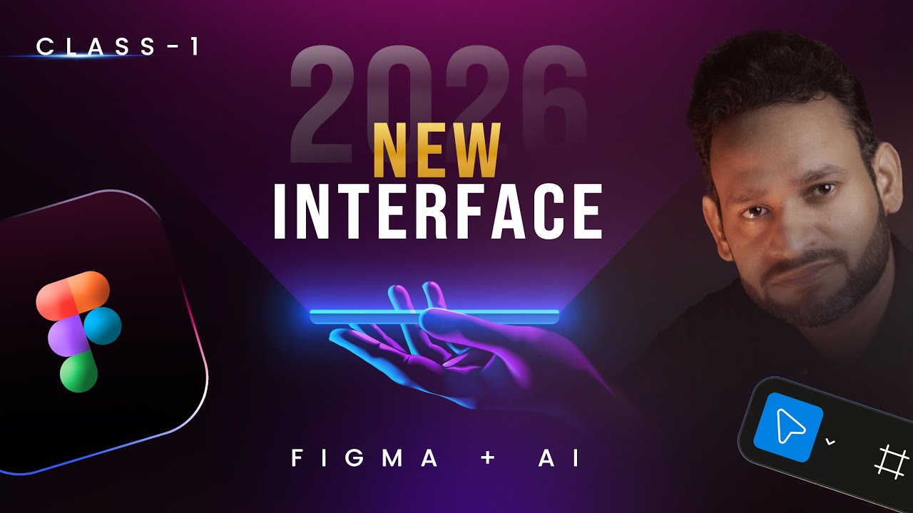 Figma 2026 с ИИ – Класс 1 | Интерфейс, инструменты и настройка для начинающих (хинди) #figma #ai ...