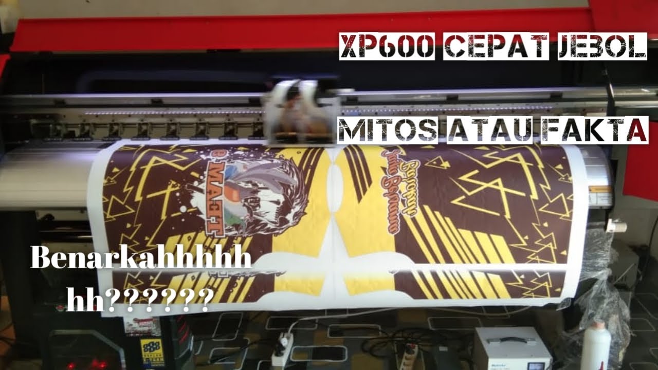 MITOS ATAU FAKTA || PRINT HEAD XP 600 CEPAT RUSAK🗣