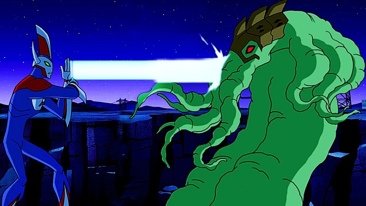 Ben, Gwen, Kevin & Sir George vs Vilgax & Dagon AMV 