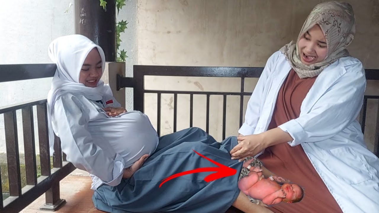 DRAMA ANAK SEKOLAH HAMIL DAN MELAHIRKAN DI BANTU  BIDAN || episode 3