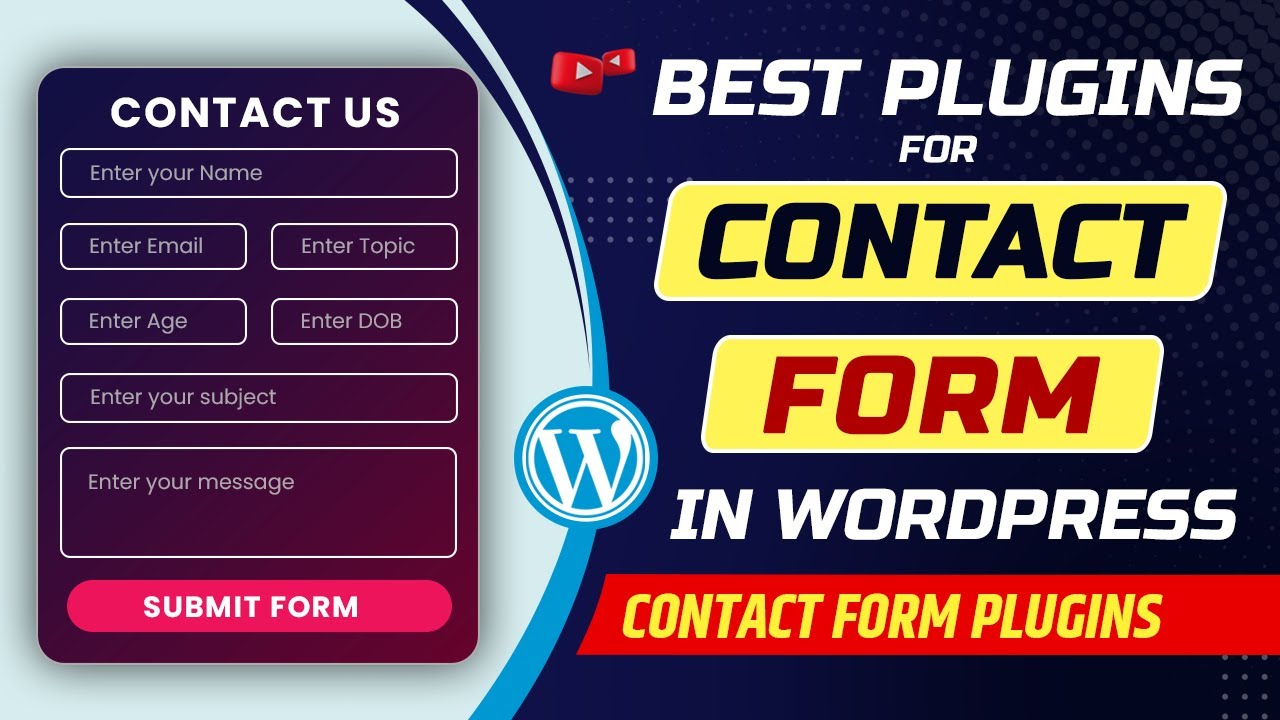 5 Best plugins for create contact form in WordPress | Best contact form plugin for WordPress
