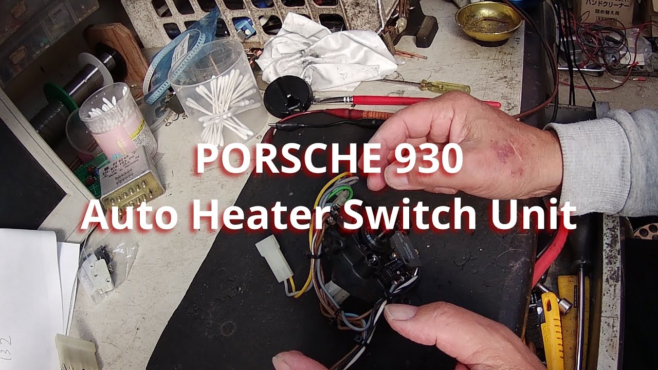 PORSCHE 930 auto heater switch unit