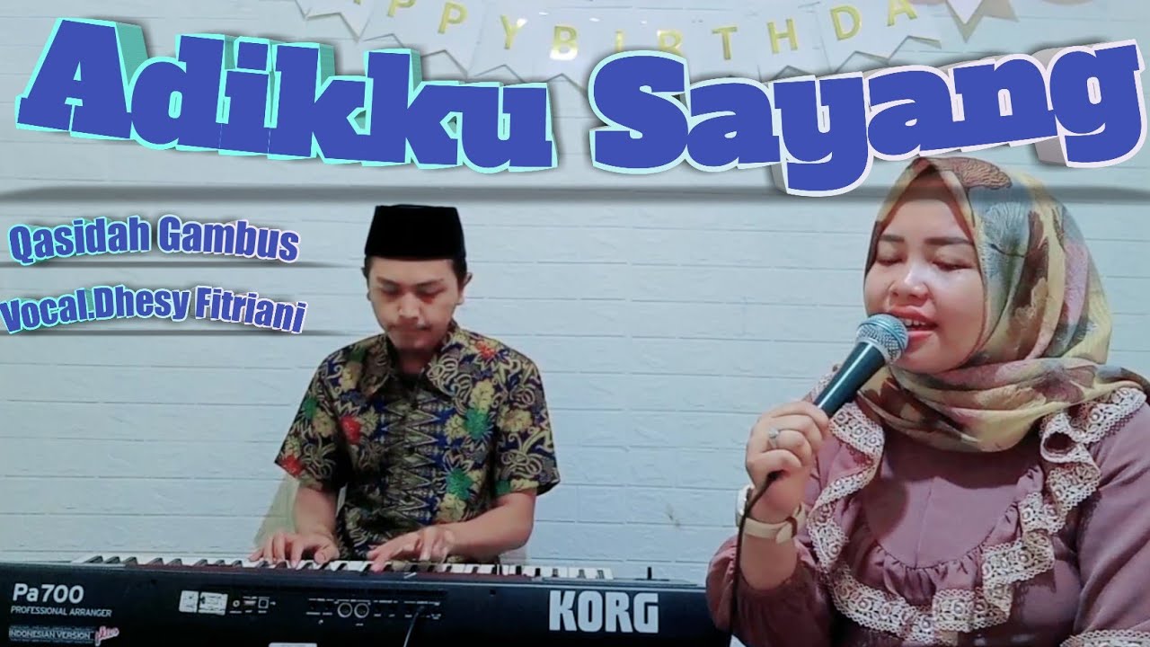Adikku Sayang - Voc.Dhesy Fitriani (Hj.Nurasiah Jamil) Qasidah Gambus