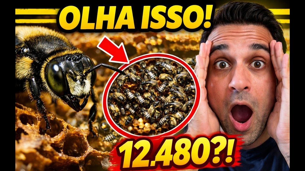 QUANTAS ABELHAS TEM NA SUA COLMEIA? 🐝 Descubra AGORA o Método Simples!