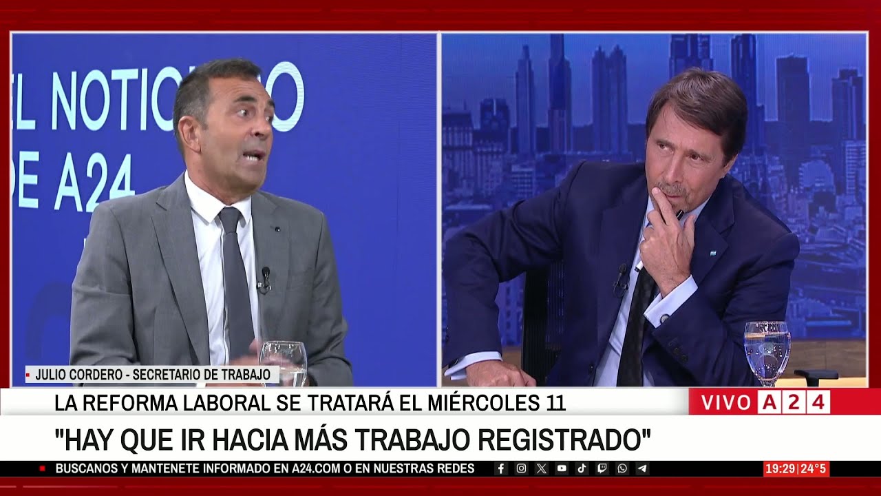 📢 JULIO CORDERO, SECRETARIO DE TRABAJO: 