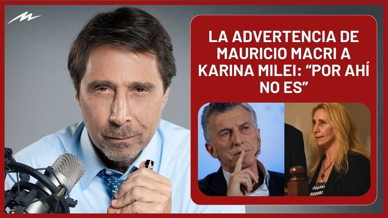 Mauricio Macri acusó a Karina Milei de “ir por el PRO” y lanzó una advertencia: “Por ahí no es”