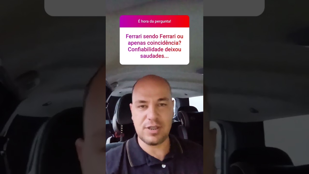 Ferrari com problemas 