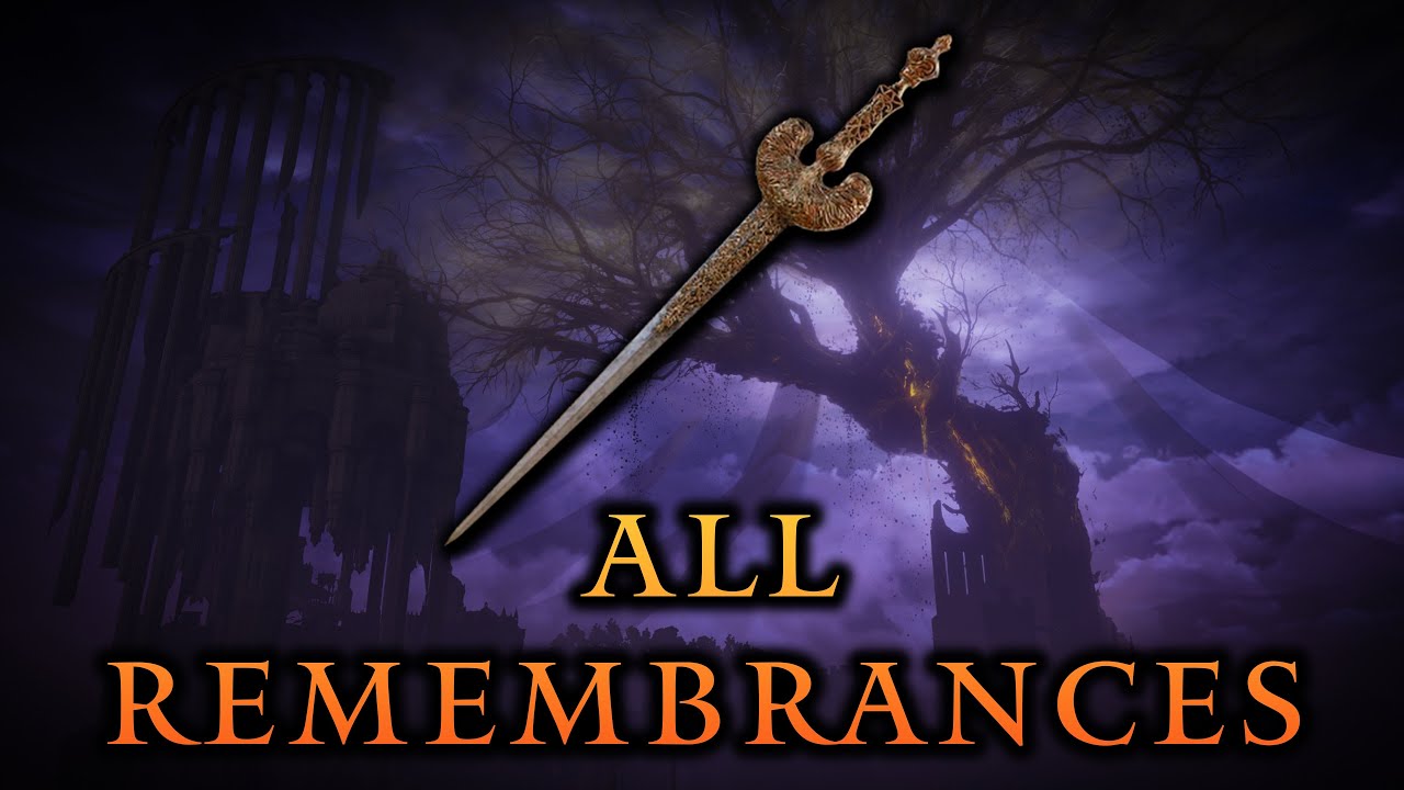 Elden Ring - Ornamental Straight Sword (All Remembrances)