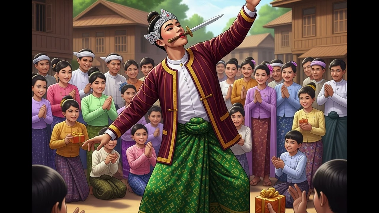 ဆရာကာပြန် အာခေါင်လှံစူး ပုံပြင်