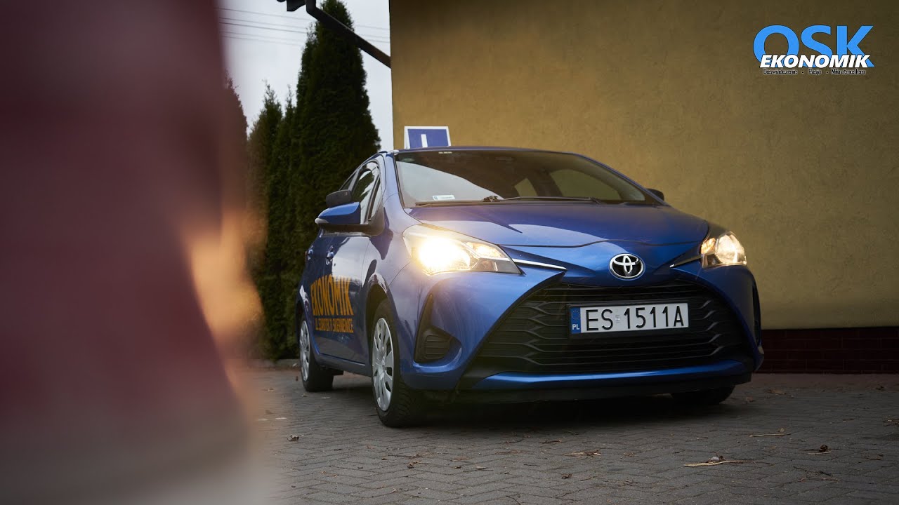 Obsługa techniczna pojazdu Toyota Yaris na egzaminie kategorii B