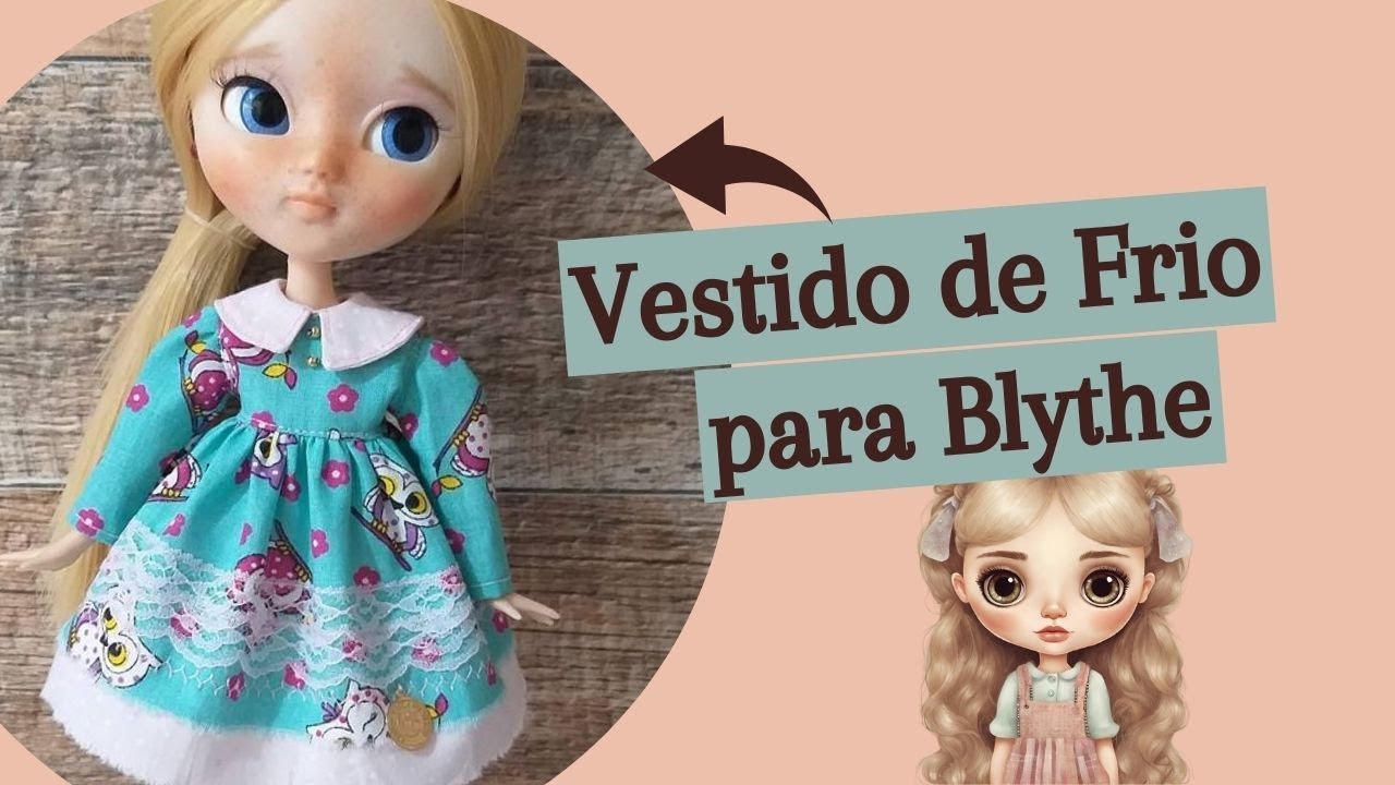 D.I.Y.: Vestido com mangas fofinhas para bonecas Blythe #23