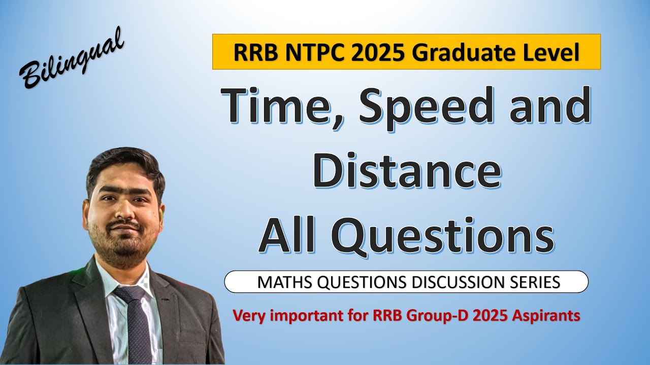 Time, Speed and Distance All Shift Questions | RRB NTPC 2025 Graduate Level | SSC Maths by Arpit