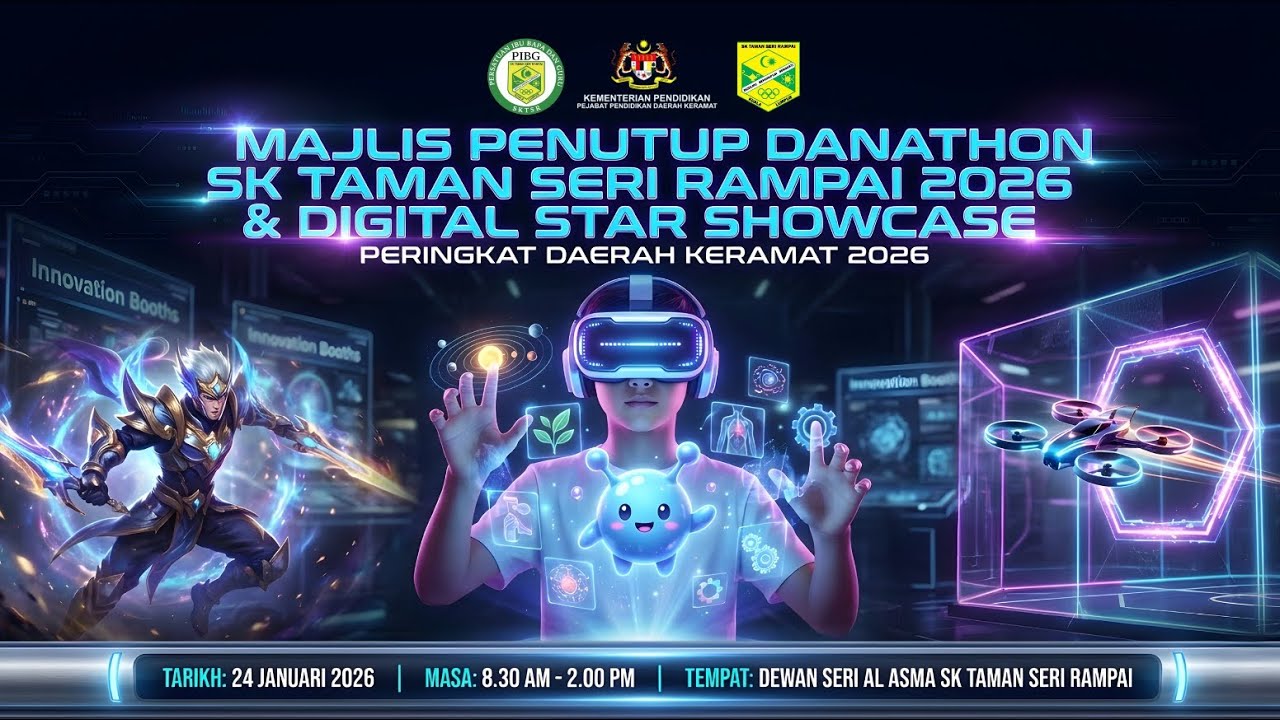 MAJLIS PENUTUP DANATHON SK TAMAN SERI RAMPAI & DIGITAL STAR SHOWCASE 2026