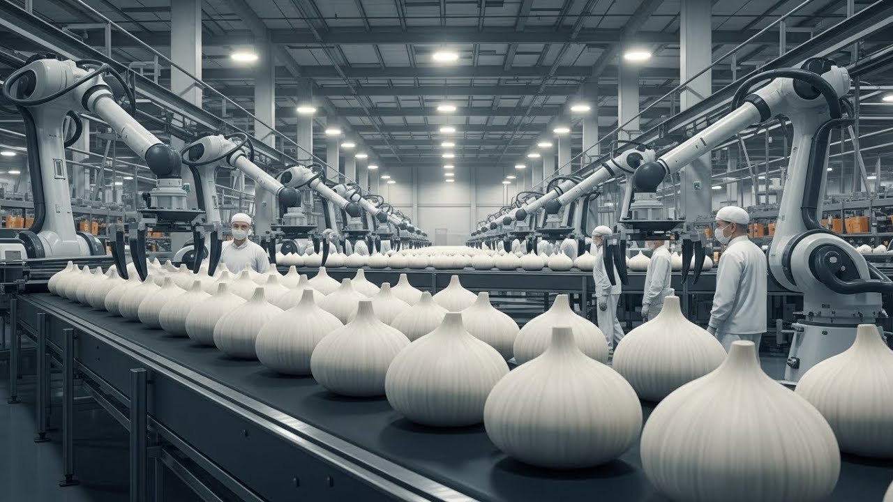 Black Garlic Production Process in a Modern Factory &ndash; From Fresh Garlic to Sweet Black Garlic