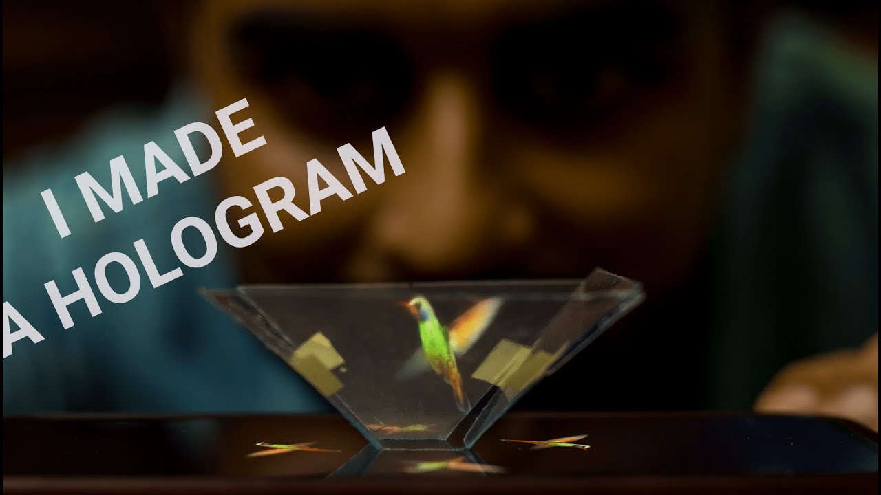 How to Make a 3D Holographic Projector at Home - You'll Be amazed!