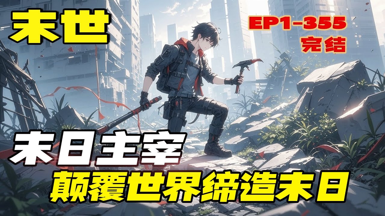完结《末日主宰》这不是求生，而是毁灭！丧尸狂潮、恶魔入侵、虫族降临……世界在我掌心崩坏。当众生哀嚎，我却在幕后狂笑，因为这场末日盛宴，由我亲手导演！