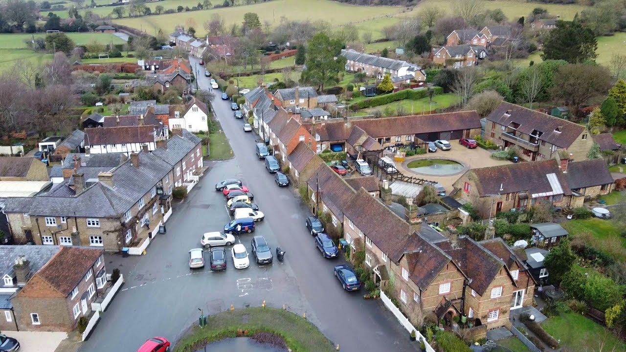 Aldbury village, Hertfordshire, England..2021