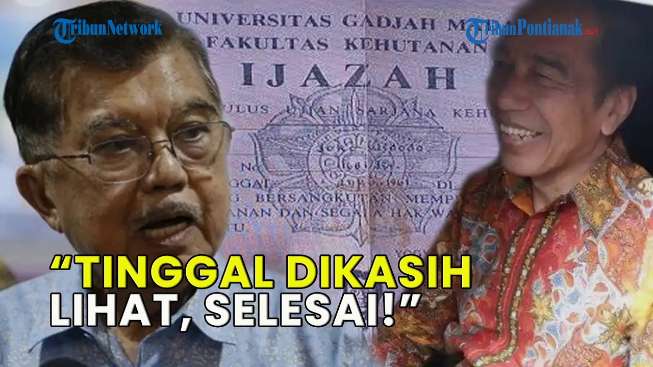 JK SARANKAN JOKOWI TUNJUKAN IJAZAH ASLI: TINGGAL DIKASIH LIHAT, SELESAI❗