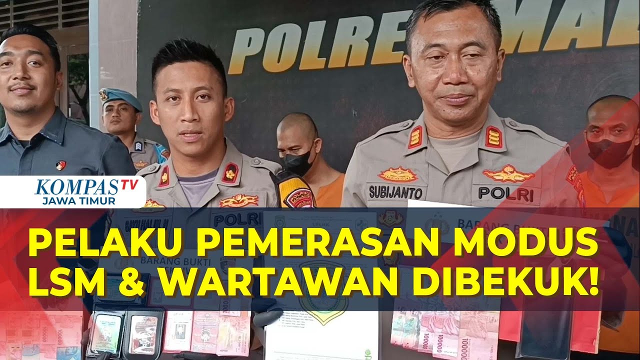 Satreskrim Polres Malang Tangkap 5 Pelaku Penipuan Bermodus LSM & Wartawan!