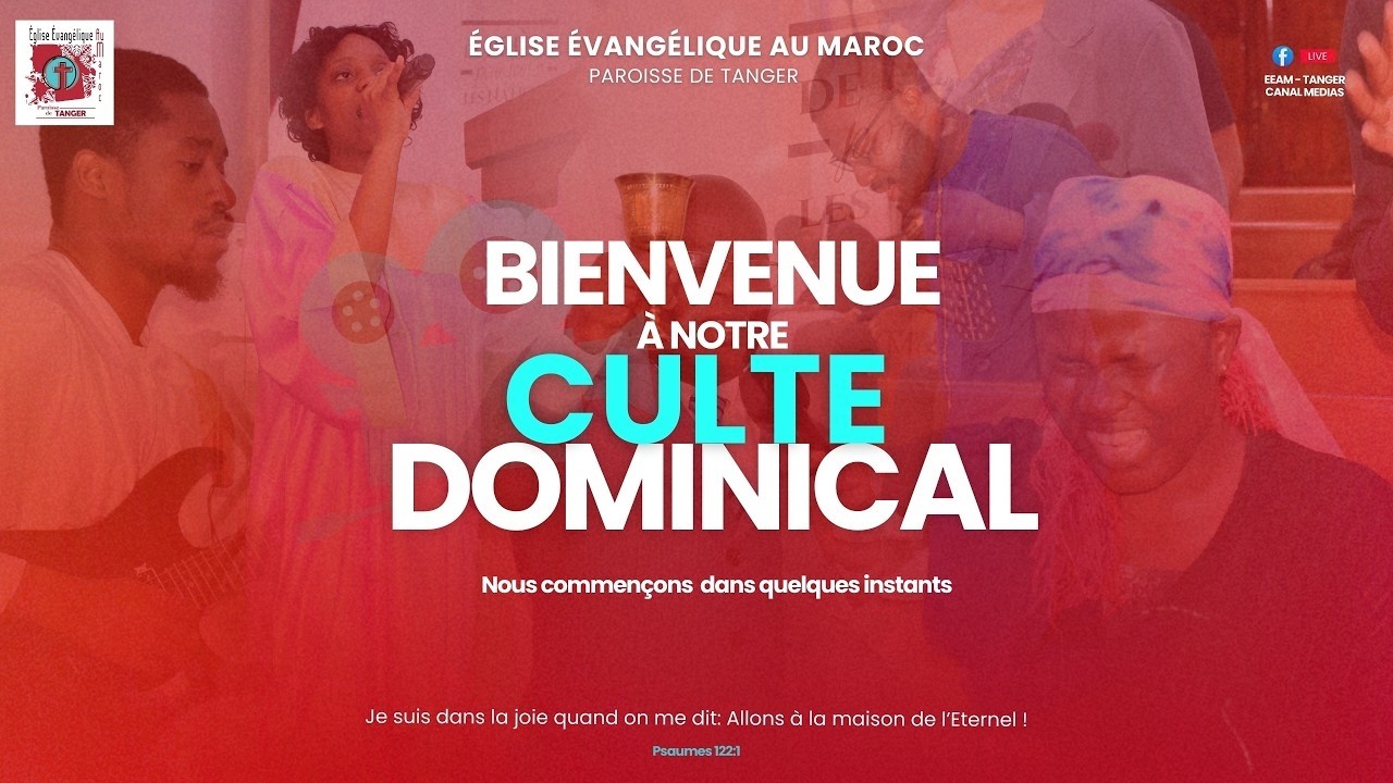 ✝️ Bienvenue à notre culte du 15/03/2026