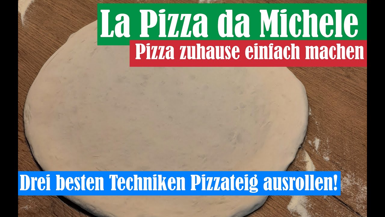 Die drei besten Techniken Pizzateig von Hand ausrollen!