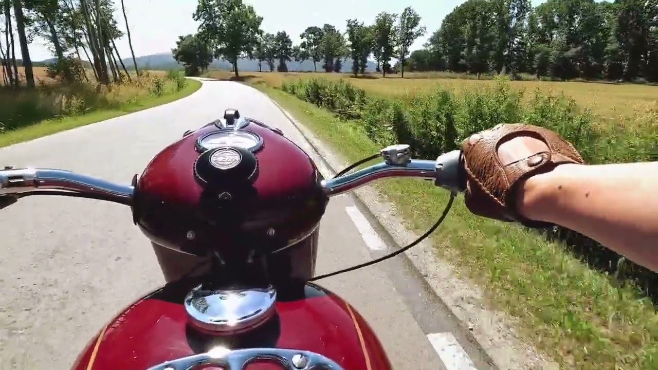 Junak m10 1962 - letnia przejażdżka po pięknej okolicy - Jarnołtówek