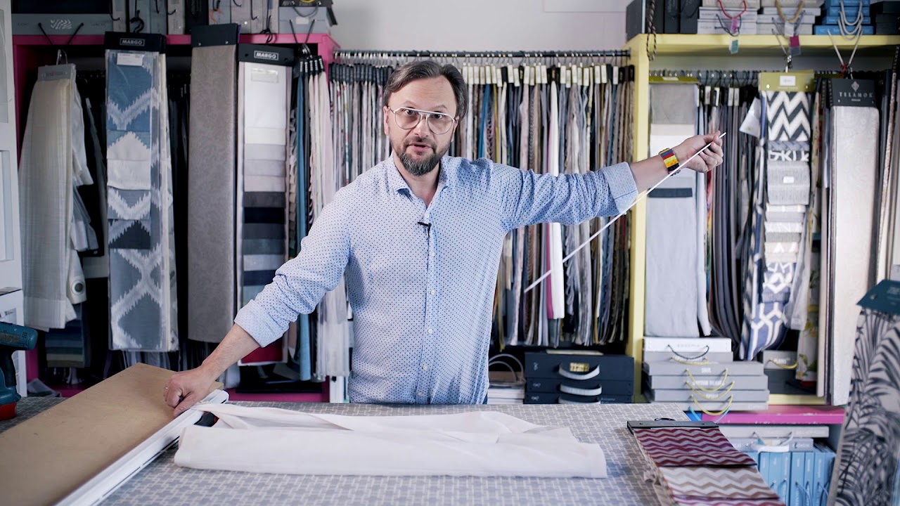 Przygotowanie rolety rzymskiej do prania