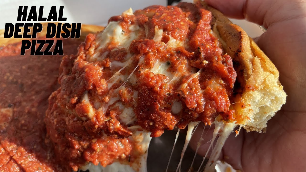Halal Deep Dish Pizza. At Zak's Pasta, Pizza & Wings. Halal Food Reviews