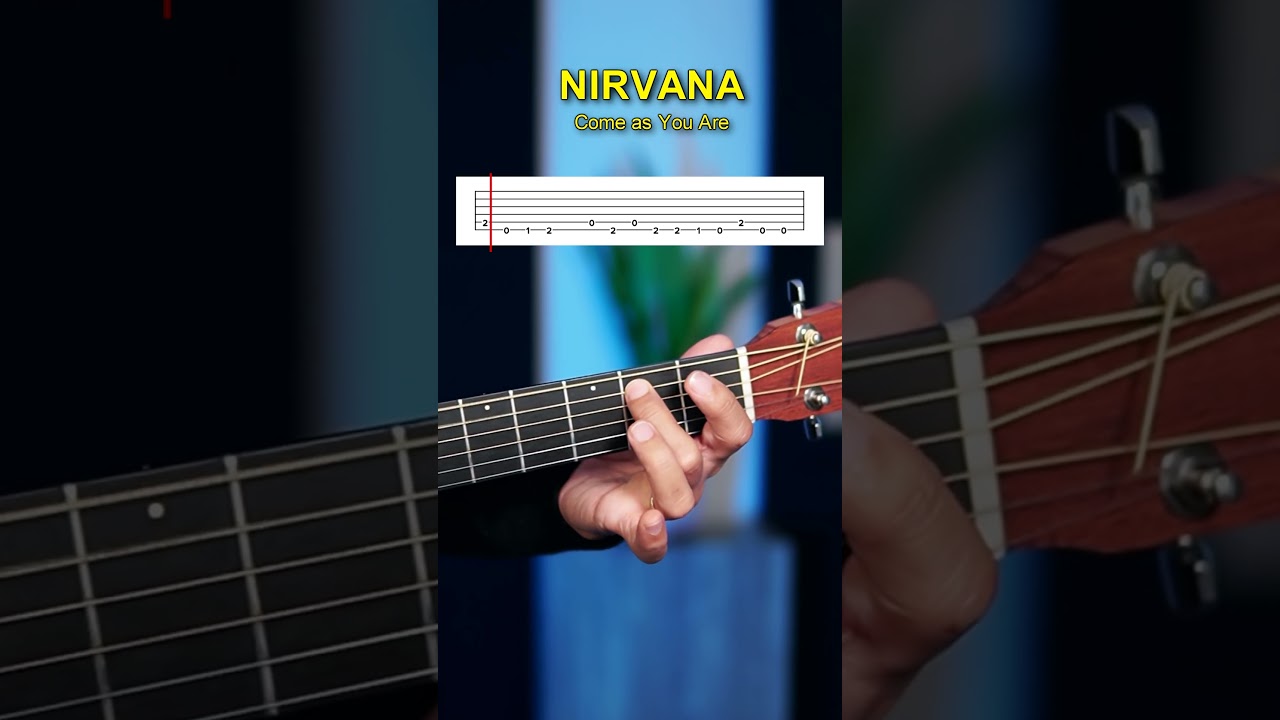 Riff &Eacute;pico do Rock Mundial - Como Tocar NIRVANA no Viol&atilde;o