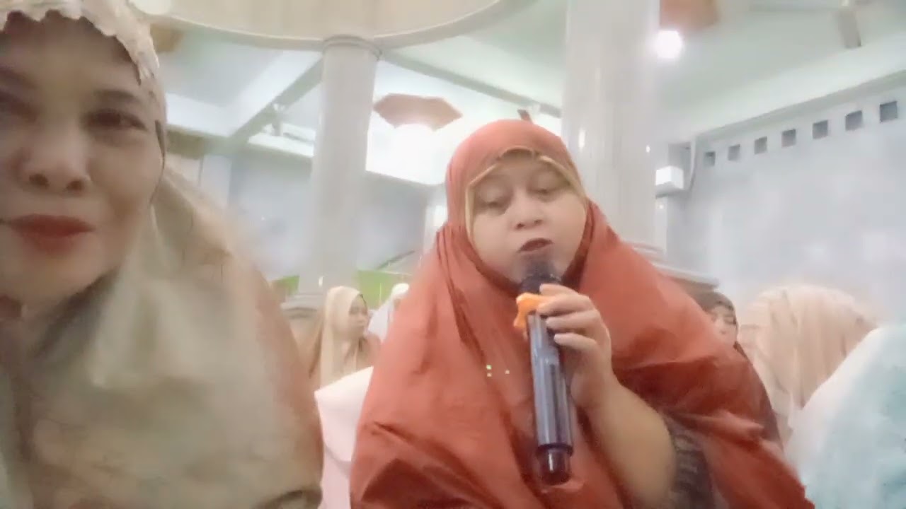 Persiapan sholat Tasbih. Mt Humaero  selimut putih dulu
