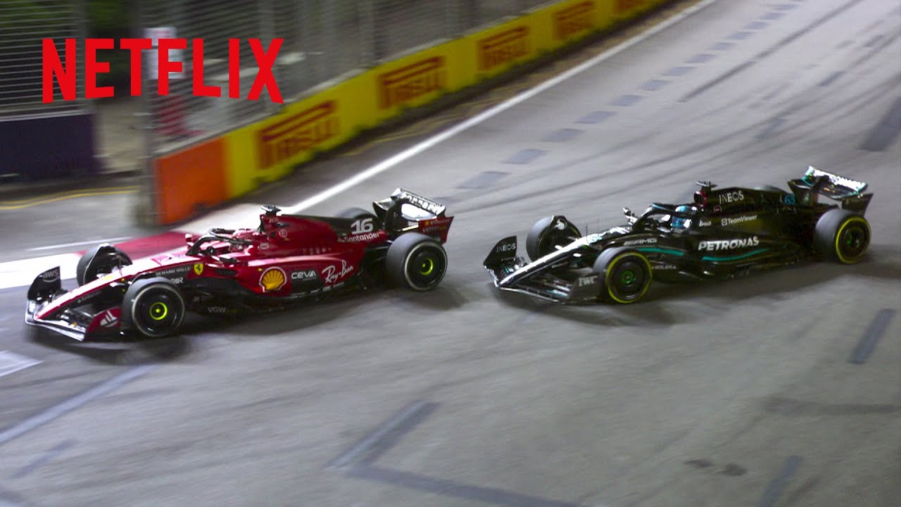 F1 - フェラーリ vs メルセデス、白熱のトップ争い🏁 | Formula 1: 栄光のグランプリ | Netflix Japan