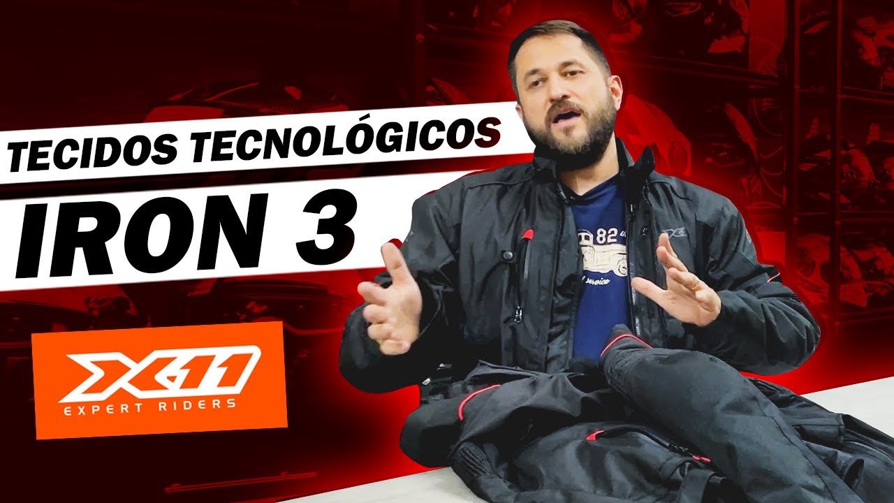 Esteja preparado para o frio ou calor com a Jaqueta IRON 3 da X11.