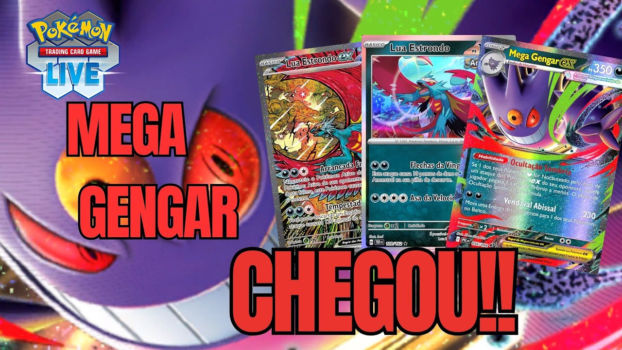 Deck Mega Gengar - Chegou e ja está no meta?? | Pokemon TCG Live |