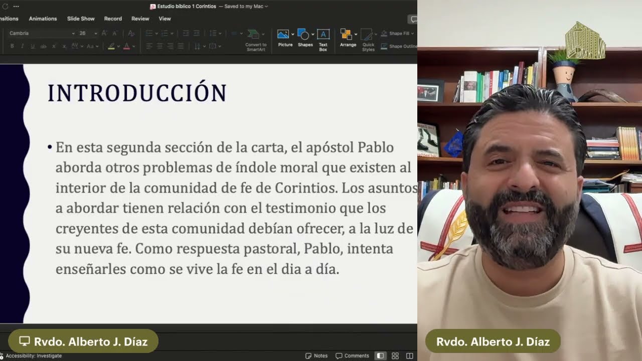 Jueves, 22 de enero de 2026  |  Recurso: Rvdo. Alberto J. Díaz Rivera