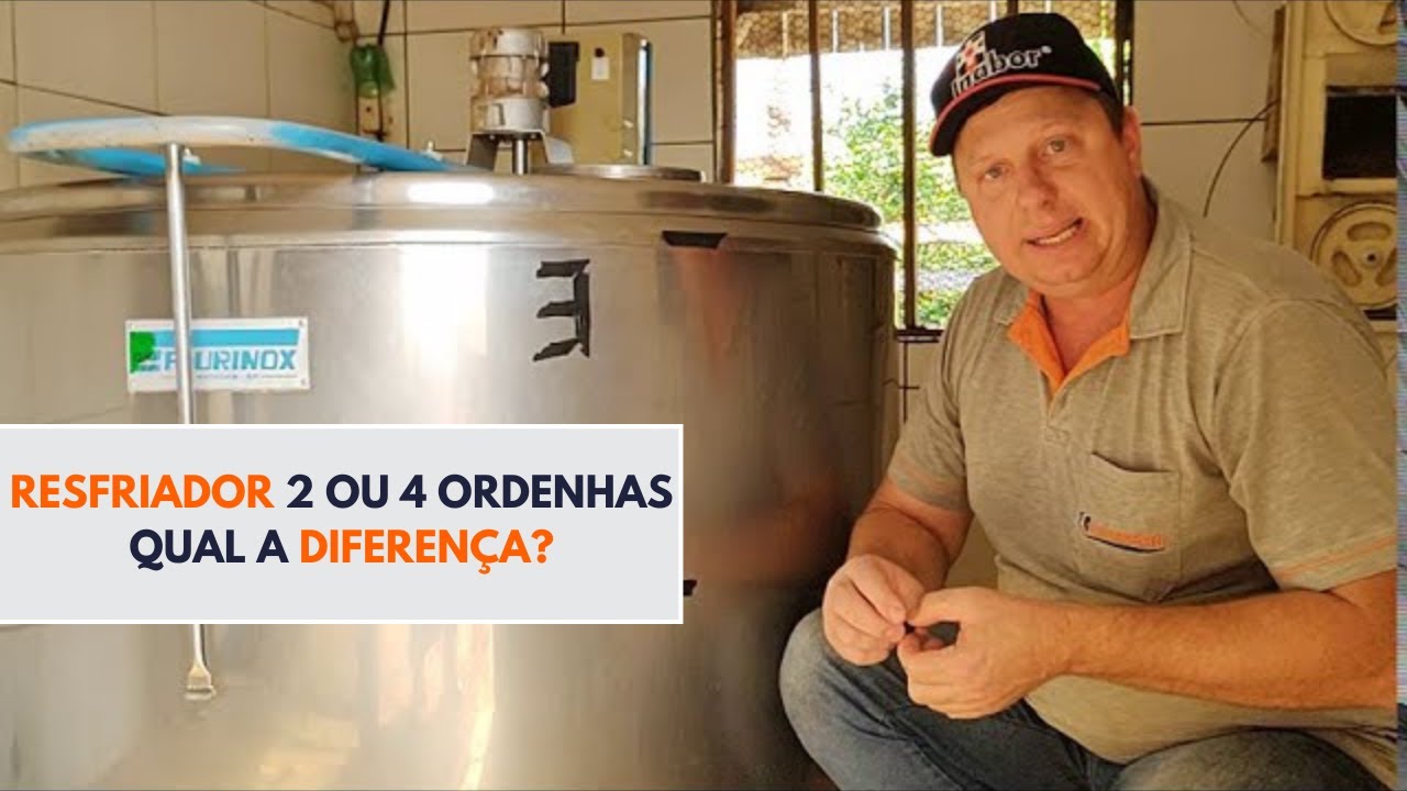 Diferença entre o resfriador 2 e 4 ordenhas