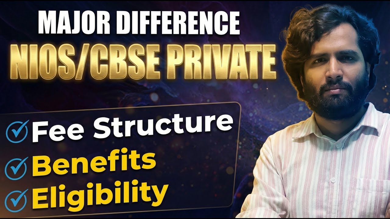 NIOS vs CBSE Private Difference Explained (Fees, Rules & Validity)